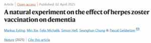 A natural experiment on the effect of herpes zoster vaccination on dementia | Nature
